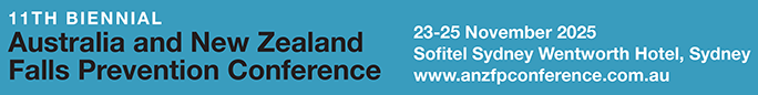 11th Biennial Australia and New Zealand Falls Prevention Conference 2025